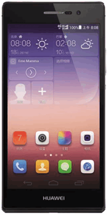 Huawei Ascend P7 с хорошей линзованной камерой для селфи